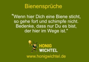 Bienensprüche Honig Wichtel Leipzig Spruch 1