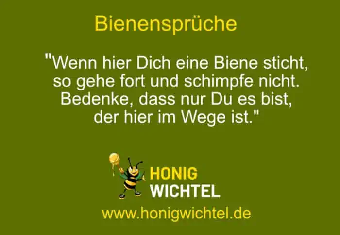 Bienen, Honig und Imker Sprüche und Weisheiten